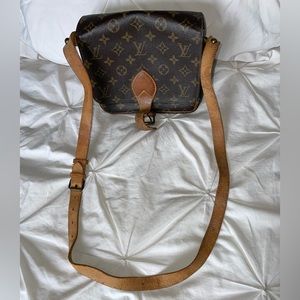 Louis Vuitton Monogram Cartouchiere 22 Shoulder Bag M51253